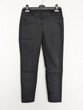 LOFT Julie Mid-Rise Bi-Stretch Skinny Ankle Pants – Black, Women's 0P